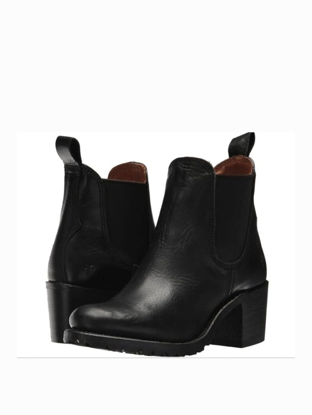 Frye Sabrina Women's Black Leather Chelsea Boots Size 8.5